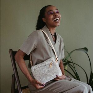 Your bag of holding shearling fanny pack